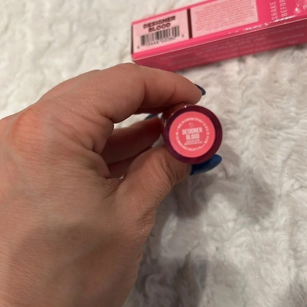 Jeffree Star Velour Liquid Lipstick Designer Blood full size new in box deep red